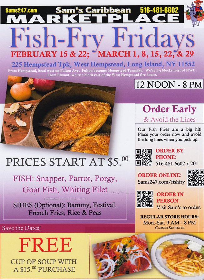 Click on Fish Fry Friday photo to order your fish.